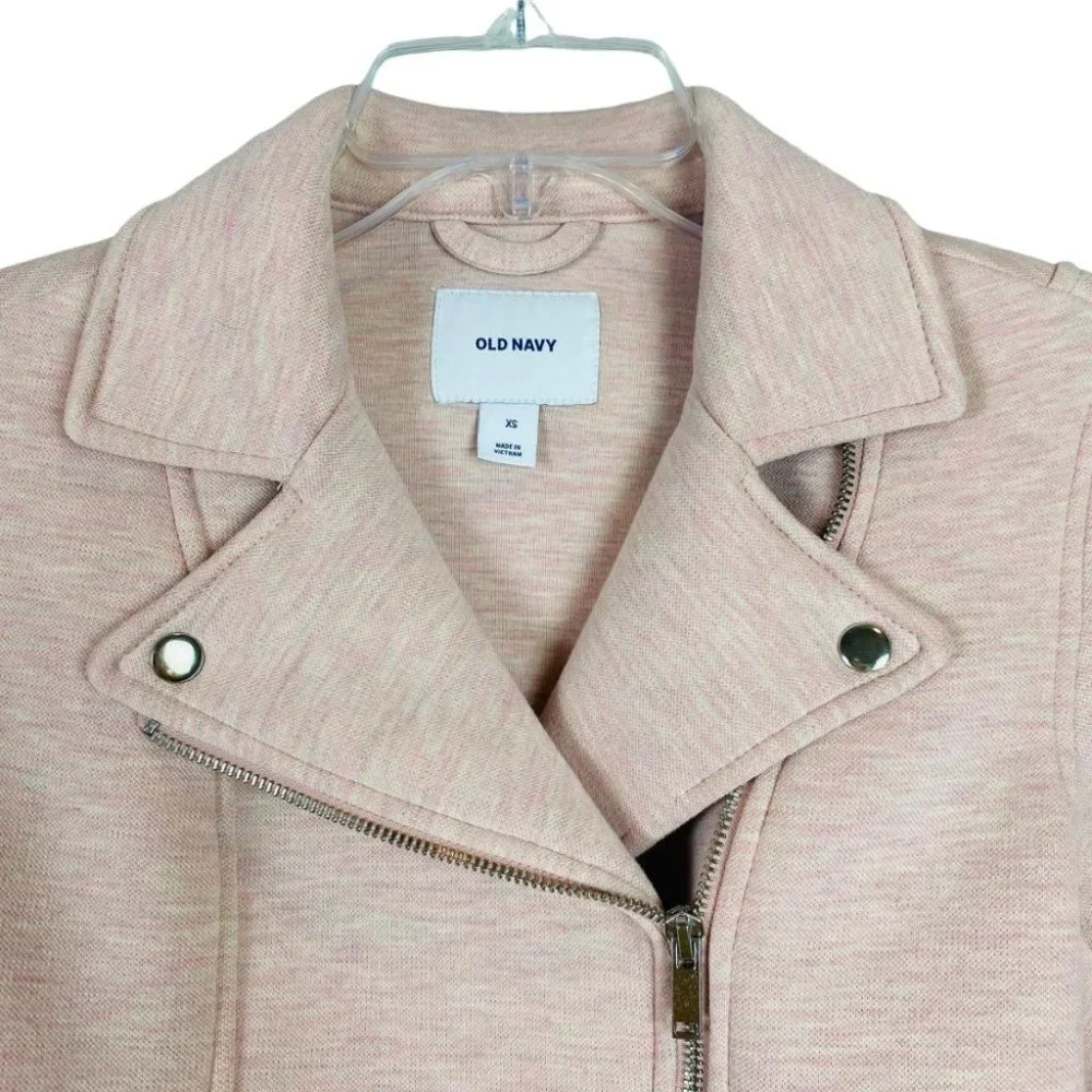 Old Navy Light Pink Moto Jacket - Picture 3 of 12